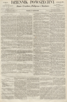 Dziennik Powszechny : Pismo Urzędowe, Polityczne i Naukowe. 1861, nr 12 (14 października)