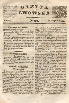Gazeta Lwowska. 1842, nr 92