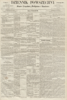 Dziennik Powszechny : Pismo Urzędowe, Polityczne i Naukowe. 1861, nr 17 (19 października)