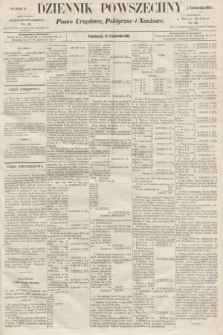 Dziennik Powszechny : Pismo Urzędowe, Polityczne i Naukowe. 1861, nr 18 (21 października)