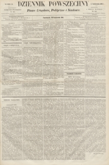 Dziennik Powszechny : Pismo Urzędowe, Polityczne i Naukowe. 1861, nr 24 (28 października) + dod.