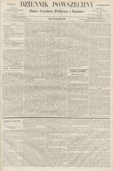 Dziennik Powszechny : Pismo Urzędowe, Polityczne i Naukowe. 1861, nr 26 (30 października)