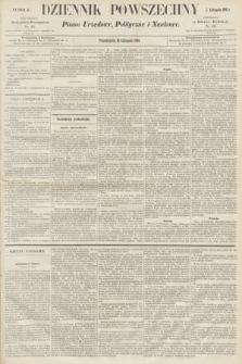 Dziennik Powszechny : Pismo Urzędowe, Polityczne i Naukowe. 1861, nr 41 (18 listopada)