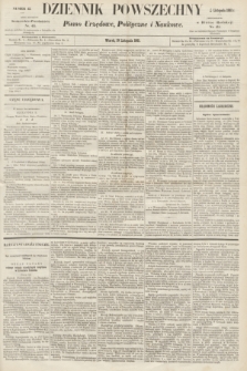 Dziennik Powszechny : Pismo Urzędowe, Polityczne i Naukowe. 1861, nr 42 (19 listopada)