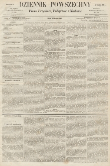 Dziennik Powszechny : Pismo Urzędowe, Polityczne i Naukowe. 1861, nr 72 (27 grudnia)