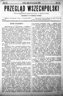 Przegląd Wszechpolski : dwutygodnik polityczny i społeczny. 1896, nr 16