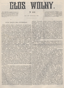 Głos Wolny. 1867, nr 152