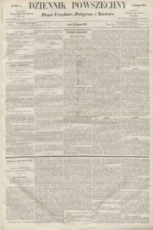 Dziennik Powszechny : Pismo Urzędowe, Polityczne i Naukowe. 1862, nr 15 (22 stycznia)