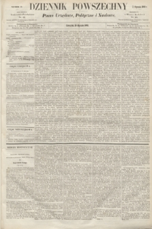Dziennik Powszechny : Pismo Urzędowe, Polityczne i Naukowe. 1862, nr 16 (23 stycznia)