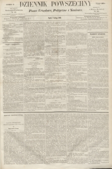 Dziennik Powszechny : Pismo Urzędowe, Polityczne i Naukowe. 1862, nr 29 (7 lutego)