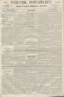 Dziennik Powszechny : Pismo Urzędowe, Polityczne i Naukowe. 1862, nr 30 (8 lutego)