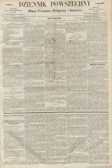 Dziennik Powszechny : Pismo Urzędowe, Polityczne i Naukowe. 1862, nr 35 (14 lutego)