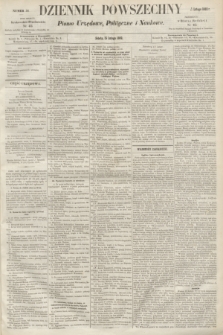 Dziennik Powszechny : Pismo Urzędowe, Polityczne i Naukowe. 1862, nr 36 (15 lutego)