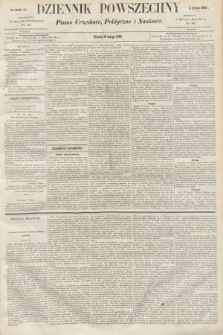 Dziennik Powszechny : Pismo Urzędowe, Polityczne i Naukowe. 1862, nr 38 (18 lutego)