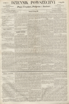Dziennik Powszechny : Pismo Urzędowe, Polityczne i Naukowe. 1862, nr 40 (20 lutego)
