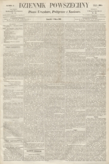 Dziennik Powszechny : Pismo Urzędowe, Polityczne i Naukowe. 1862, nr 52 (6 marca)