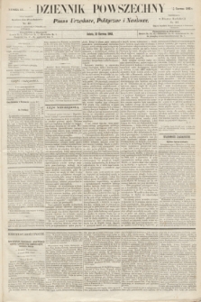Dziennik Powszechny : Pismo Urzędowe, Polityczne i Naukowe. 1862, nr 137 (21 czerwca)