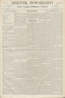 Dziennik Powszechny : Pismo Urzędowe, Polityczne i Naukowe. 1862, nr 138 (23 czerwca)