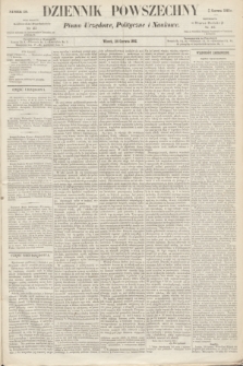 Dziennik Powszechny : Pismo Urzędowe, Polityczne i Naukowe. 1862, nr 139 (24 czerwca)