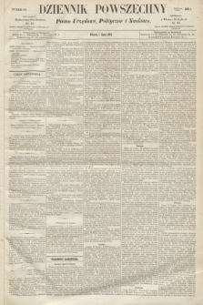 Dziennik Powszechny : Pismo Urzędowe, Polityczne i Naukowe. 1862, nr 145 (1 lipca)