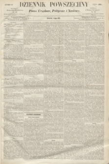 Dziennik Powszechny : Pismo Urzędowe, Polityczne i Naukowe. 1862, nr 147 (3 lipca)