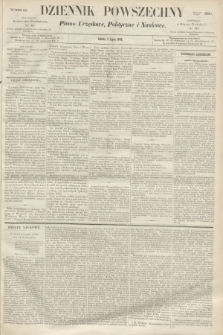Dziennik Powszechny : Pismo Urzędowe, Polityczne i Naukowe. 1862, nr 149 (5 lipca)