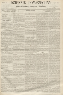 Dziennik Powszechny : Pismo Urzędowe, Polityczne i Naukowe. 1862, nr 150 (7 lipca)