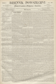 Dziennik Powszechny : Pismo Urzędowe, Polityczne i Naukowe. 1862, nr 151 (8 lipca)