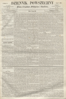 Dziennik Powszechny : Pismo Urzędowe, Polityczne i Naukowe. 1862, nr 155 (12 lipca)