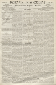 Dziennik Powszechny : Pismo Urzędowe, Polityczne i Naukowe. 1862, nr 160 (18 lipca)