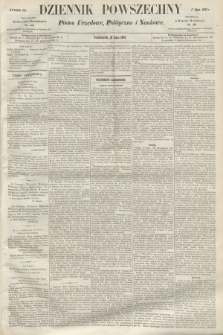 Dziennik Powszechny : Pismo Urzędowe, Polityczne i Naukowe. 1862, nr 162 (21 lipca)