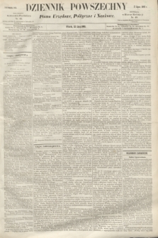 Dziennik Powszechny : Pismo Urzędowe, Polityczne i Naukowe. 1862, nr 163 (22 lipca)