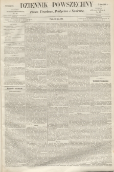 Dziennik Powszechny : Pismo Urzędowe, Polityczne i Naukowe. 1862, nr 166 (25 lipca)
