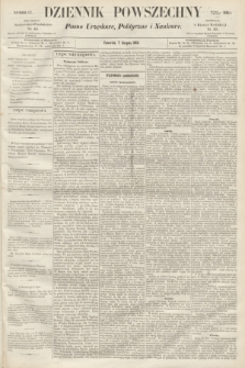 Dziennik Powszechny : Pismo Urzędowe, Polityczne i Naukowe. 1862, nr 177 (7 sierpnia)