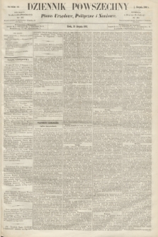 Dziennik Powszechny : Pismo Urzędowe, Polityczne i Naukowe. 1862, nr 181 (13 sierpnia)