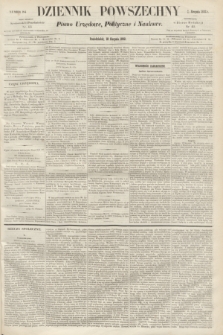 Dziennik Powszechny : Pismo Urzędowe, Polityczne i Naukowe. 1862, nr 184 (18 sierpnia)