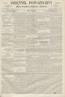 Dziennik Powszechny : Pismo Urzędowe, Polityczne i Naukowe. 1862, nr 185 (19 sierpnia)