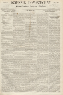 Dziennik Powszechny : Pismo Urzędowe, Polityczne i Naukowe. 1862, nr 186 (20 sierpnia)