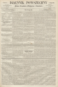 Dziennik Powszechny : Pismo Urzędowe, Polityczne i Naukowe. 1862, nr 189 (23 sierpnia)