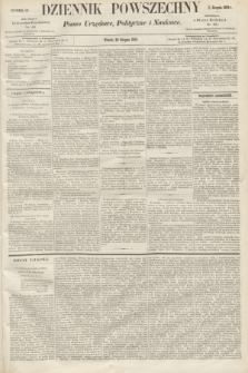 Dziennik Powszechny : Pismo Urzędowe, Polityczne i Naukowe. 1862, nr 191 (26 sierpnia)