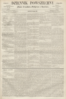 Dziennik Powszechny : Pismo Urzędowe, Polityczne i Naukowe. 1862, nr 193 (28 sierpnia)