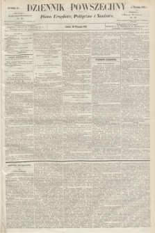 Dziennik Powszechny : Pismo Urzędowe, Polityczne i Naukowe. 1862, nr 211 (20 września)