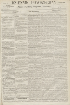 Dziennik Powszechny : Pismo Urzędowe, Polityczne i Naukowe. 1862, nr 213 (23 września)