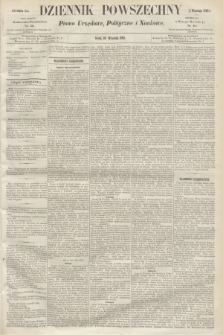 Dziennik Powszechny : Pismo Urzędowe, Polityczne i Naukowe. 1862, nr 214 (24 września)