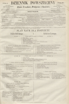 Dziennik Powszechny : Pismo Urzędowe, Polityczne i Naukowe. 1862, nr 215 (25 września)