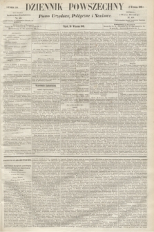 Dziennik Powszechny : Pismo Urzędowe, Polityczne i Naukowe. 1862, nr 216 (26 września)