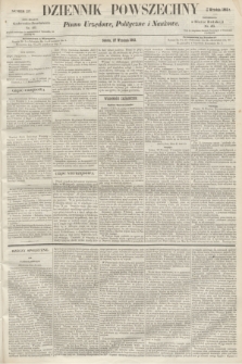 Dziennik Powszechny : Pismo Urzędowe, Polityczne i Naukowe. 1862, nr 217 (27 września)