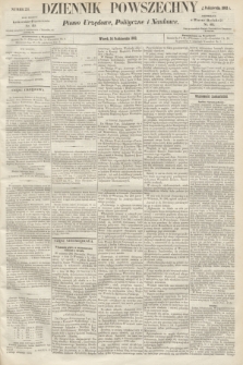 Dziennik Powszechny : Pismo Urzędowe, Polityczne i Naukowe. 1862, nr 231 (14 października)
