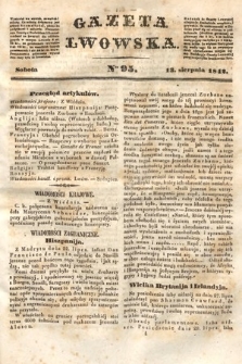 Gazeta Lwowska. 1842, nr 95