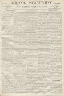 Dziennik Powszechny : Pismo Urzędowe, Polityczne i Naukowe. 1862, nr 242 (27 października)